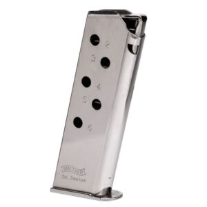 MAGAZINE PPK 380ACP 6RD NICKEL